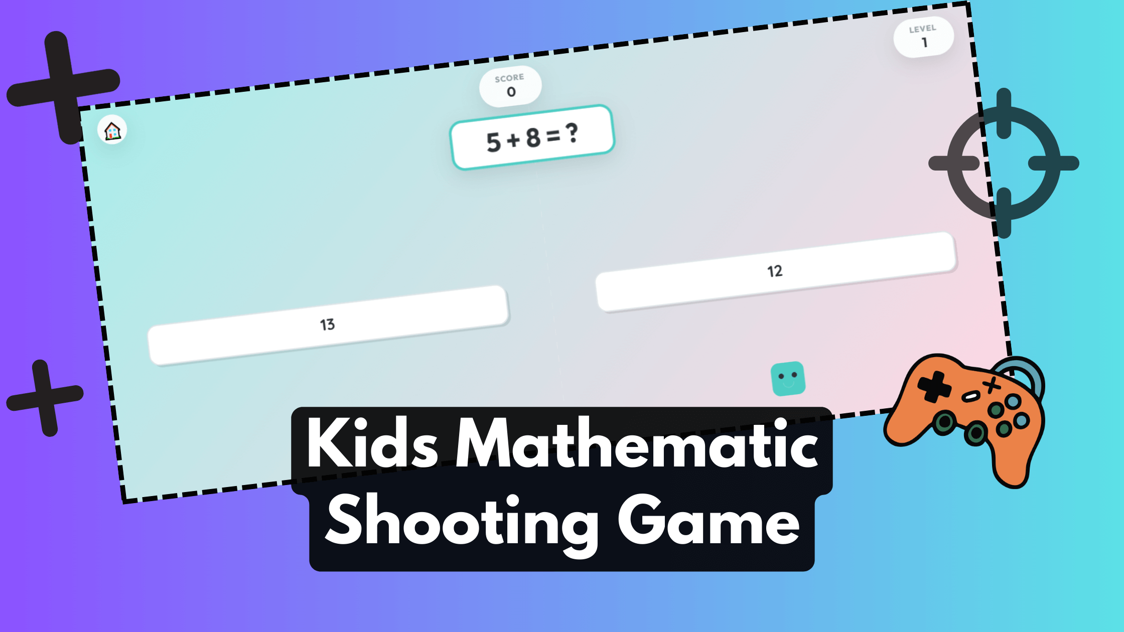 Kids Mathematic Shooting Game